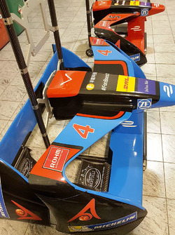 L'officina del Team Venturi