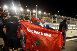 Le drapeau de Mehdi Bennani, Sébastien Loeb Racing, Citroën C-Elysée WTCC