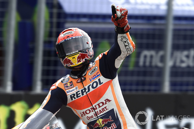 Marc Marquez, Repsol Honda Team, wins