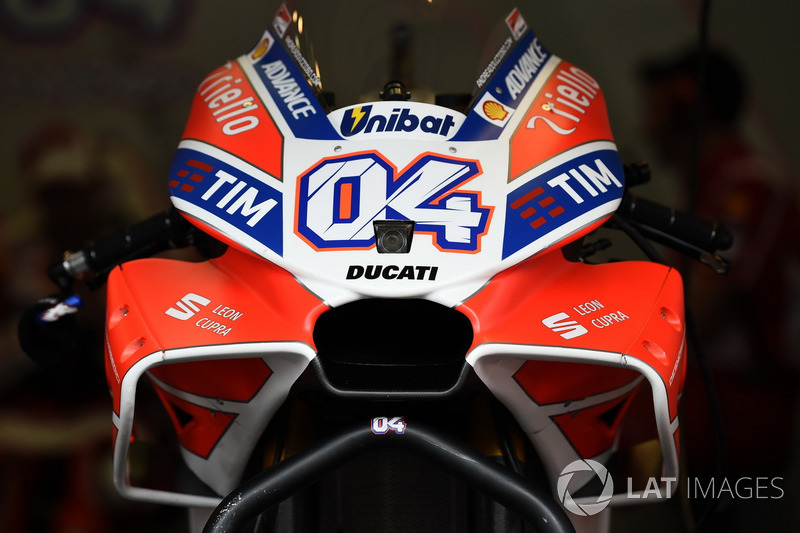 Detail fairing aerodinamika Andrea Dovizioso, Ducati Team