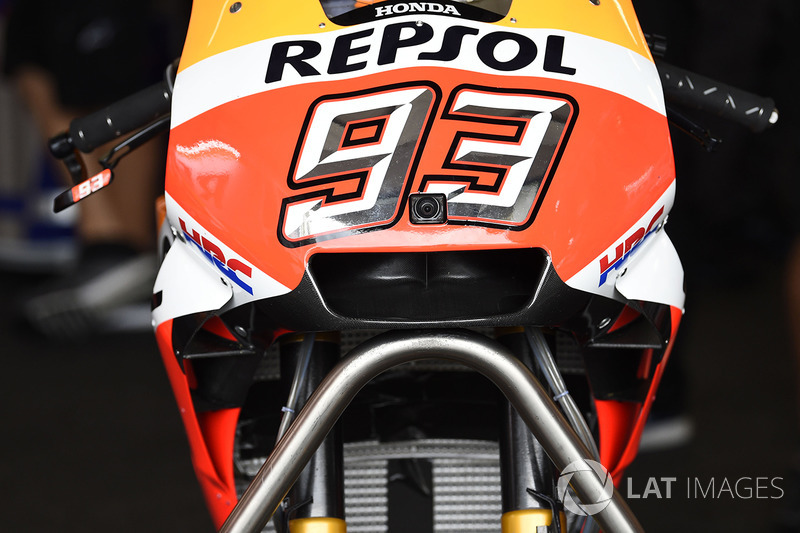Marc Márquez, Repsol Honda Team moto con el carenado