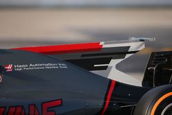 Haas F1 Team VF-17, detalle de la cubierta motor