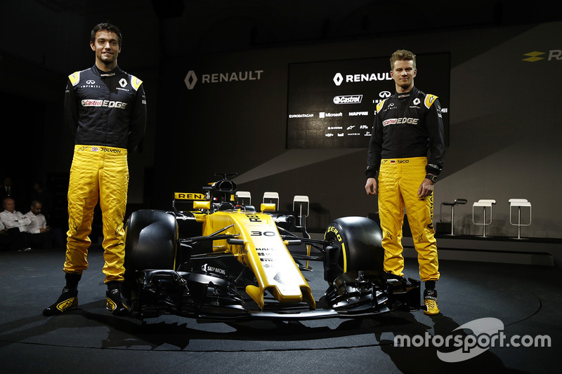 Nico Hulkenberg, Renault Sport F1 Team and Jolyon Palmer, Renault Sport F1 Team