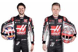 Romain Grosjean, Haas F1 Team, Kevin Magnussen, Haas F1 Team