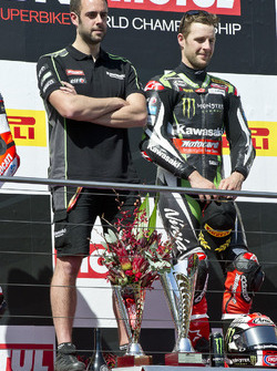 Podium : le vainqueur Jonathan Rea, Kawasaki Racing