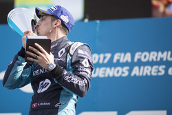 Podium: ganador, Sébastien Buemi, Renault e.Dams