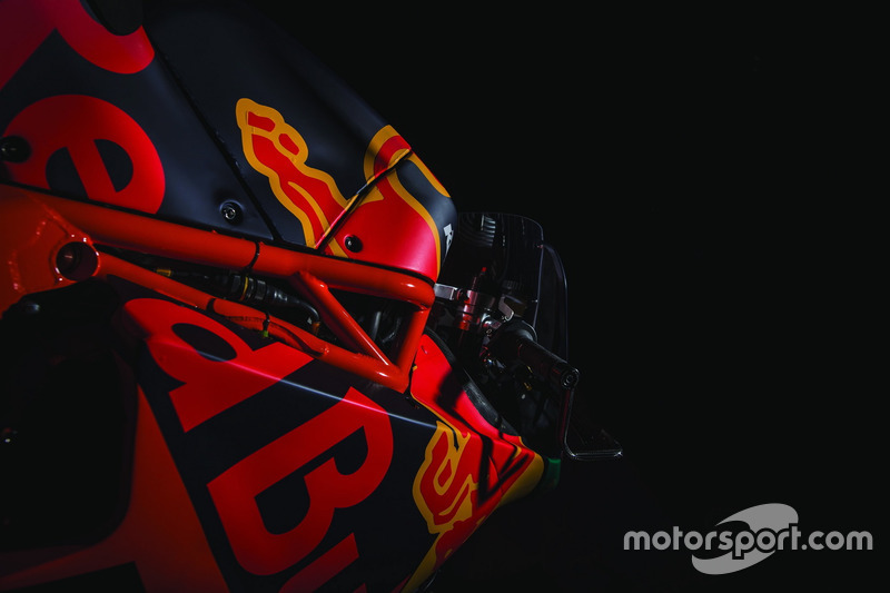 The bike of the Red Bull KTM Ajo Team