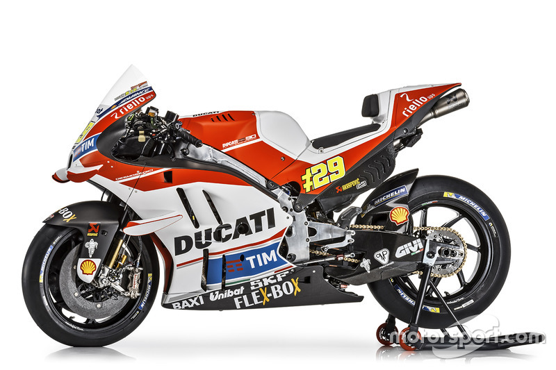La moto d'Andrea Iannone, Ducati Team