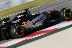 Sergio Perez, Sahara Force India F1 VJM09 avec des capteurs