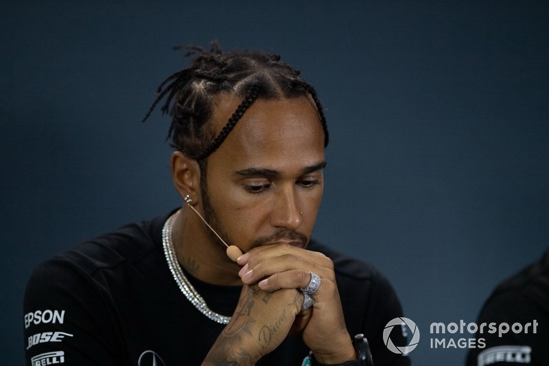 Lewis Hamilton, Mercedes AMG F1 in conferenza stampa