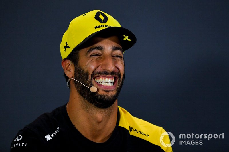 Daniel Ricciardo, Renault F1 Team in the Press Conference