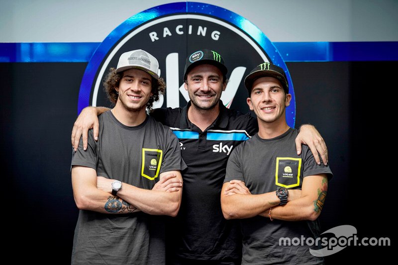 Marco Bezzecchi, Pablo Nieto, Andrea Migno, SKY RACING TEAM VR46