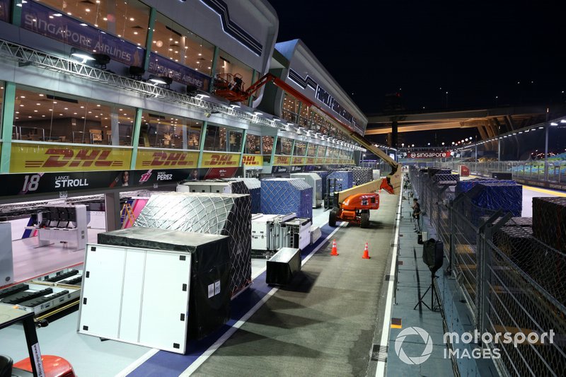 Casse in pit lane