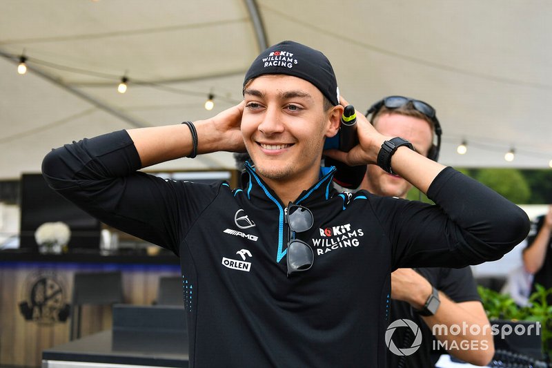 George Russell, Williams Racing y Mario Achi