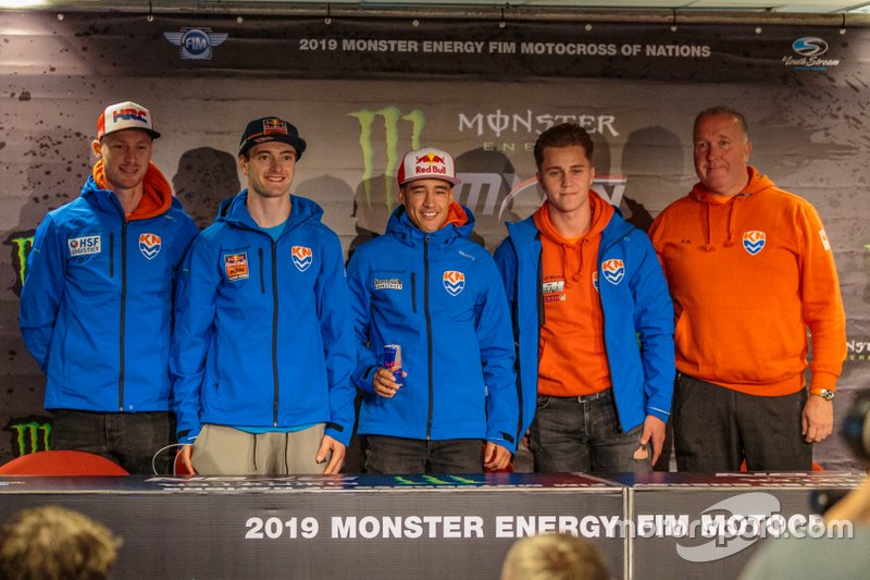 Calvin Vlaanderen, Jeffrey Herlings, Glenn Coldenhoff, Roan van de Moosdijk