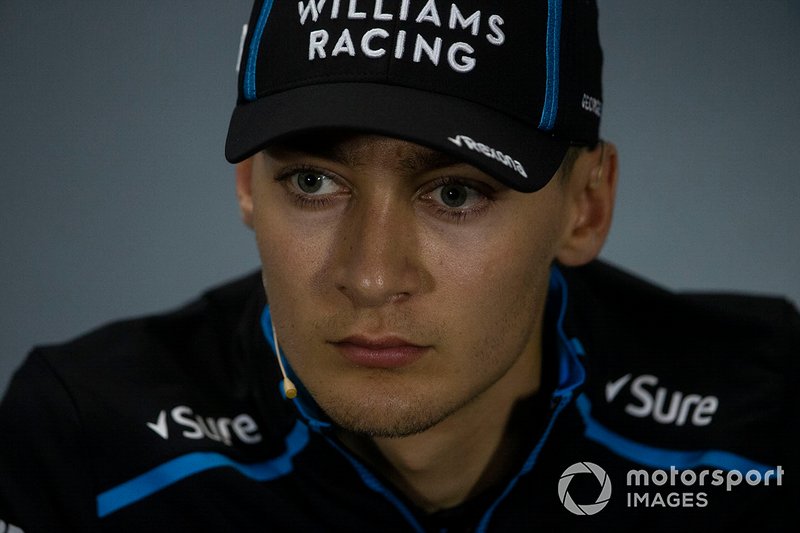 George Russell, Williams Racing In the Press Conference