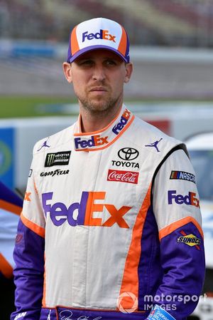  Denny Hamlin, Joe Gibbs Racing, Toyota Camry FedEx Office