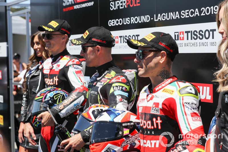 Chaz Davies, Aruba.it Racing-Ducati Team, Jonathan Rea, Kawasaki Racing Team, Alvaro Bautista, Aruba.it Racing-Ducati Team