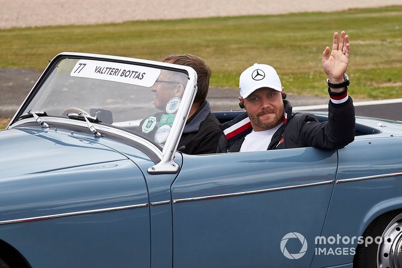 Valtteri Bottas, Mercedes AMG F1, in the drivers parade