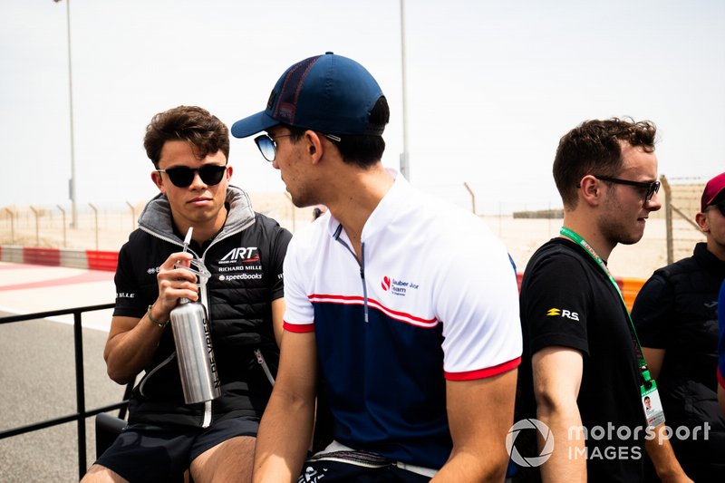 Nyck De Vries, ART GRAND PRIX Juan Manuel Correa, SAUBER JUNIOR TEAM BY CHAROUZ