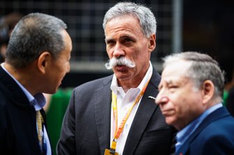 Chase Carey, CEO, Formula 1 ve Jean Todt, FIA Başkanı