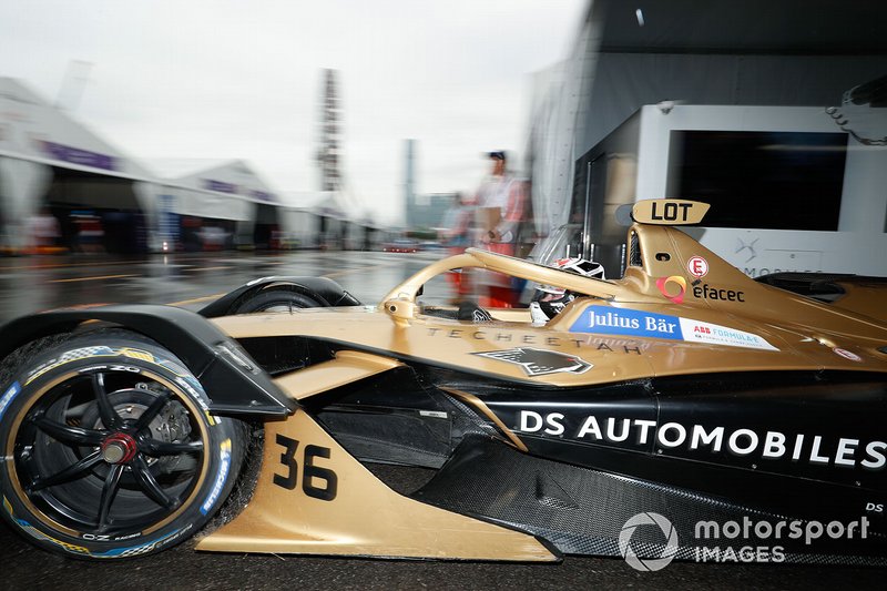 Andre Lotterer, DS TECHEETAH, DS E-Tense FE19 exits the garage