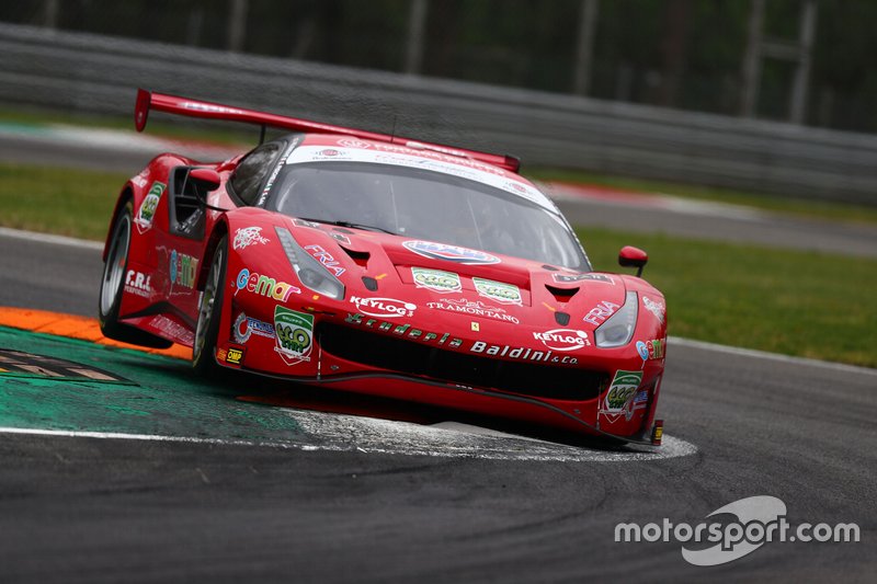 #27 Ferrari 488 Evo 27 GT3 PRO, Scuderia Baldini 27: Fisichella-Gai-Villeneuve