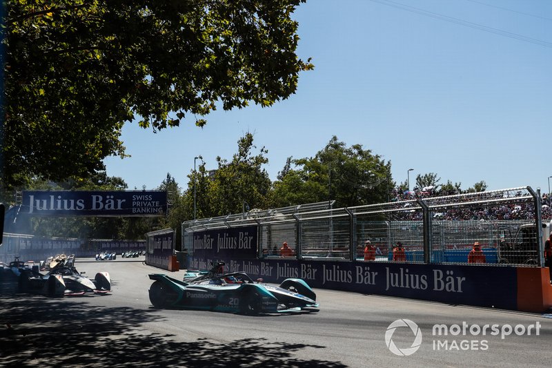 Mitch Evans, Jaguar Racing, Jaguar I-Type 3, Jose Maria Lopez, GEOX Dragon Racing, Penske EV-3