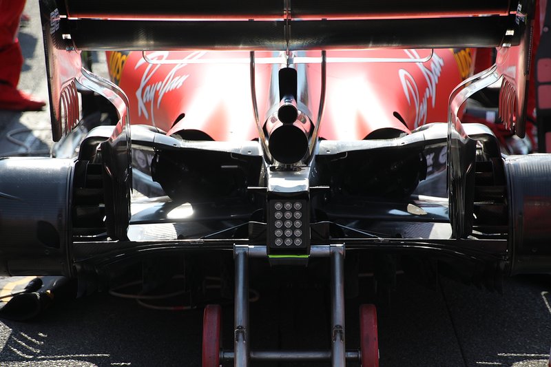 Ferrari SF90 diffuser detail