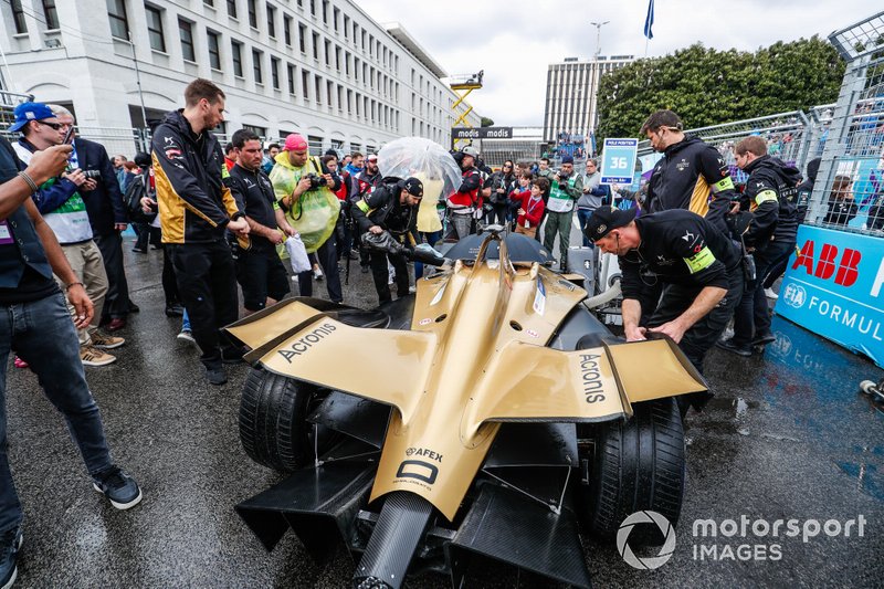 Andre Lotterer, DS TECHEETAH, DS E-Tense FE19, in griglia di partenza
