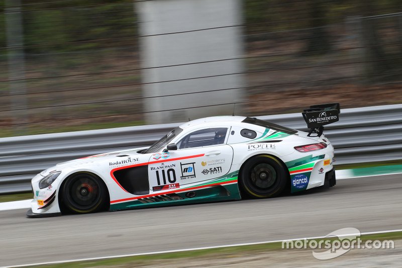 #110 Antonelli Motorsport Mercedes-AMG GT3: Marco Antonelli, Davide Roda, Giuseppe Cipriani