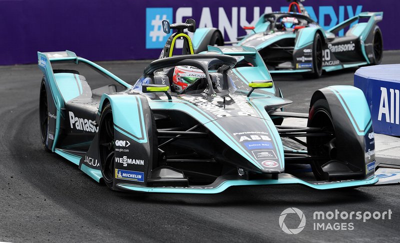 Nelson Piquet Jr., Panasonic Jaguar Racing, Jaguar I-Type 3, Mitch Evans, Panasonic Jaguar Racing, Jaguar I-Type 3