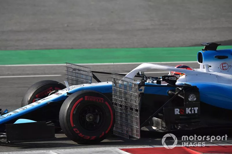 Williams FW42 with aero sensors
