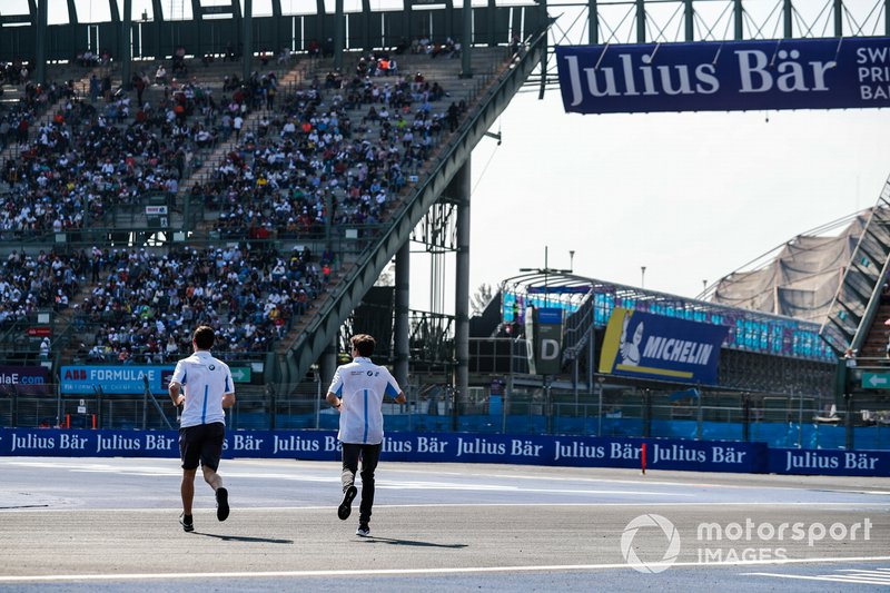 Alexander Sims BMW I Andretti Motorsports e Antonio Felix da Costa, BMW I Andretti Motorsports alla presentazione dei piloti