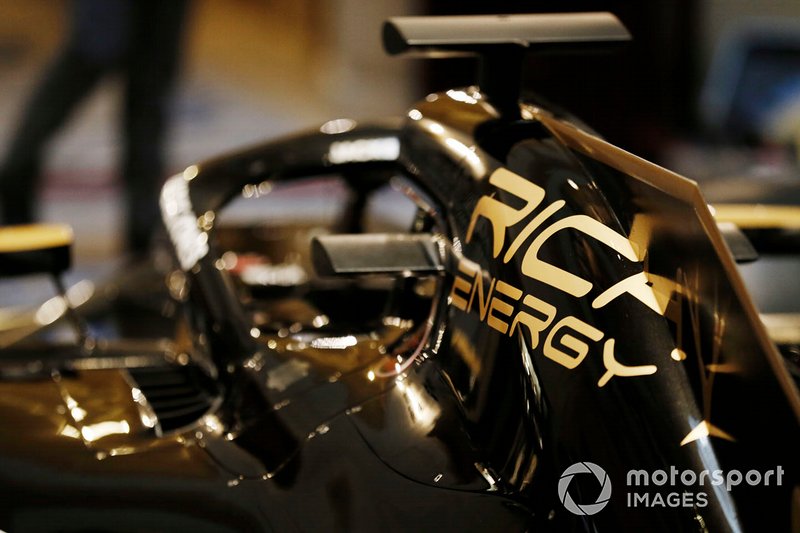 Rich Energy Branding on the new 2019 Haas livery