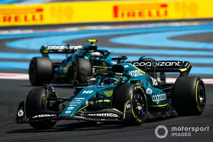 Lance Stroll, Aston Martin AMR22, Sebastian Vettel, Aston Martin AMR22