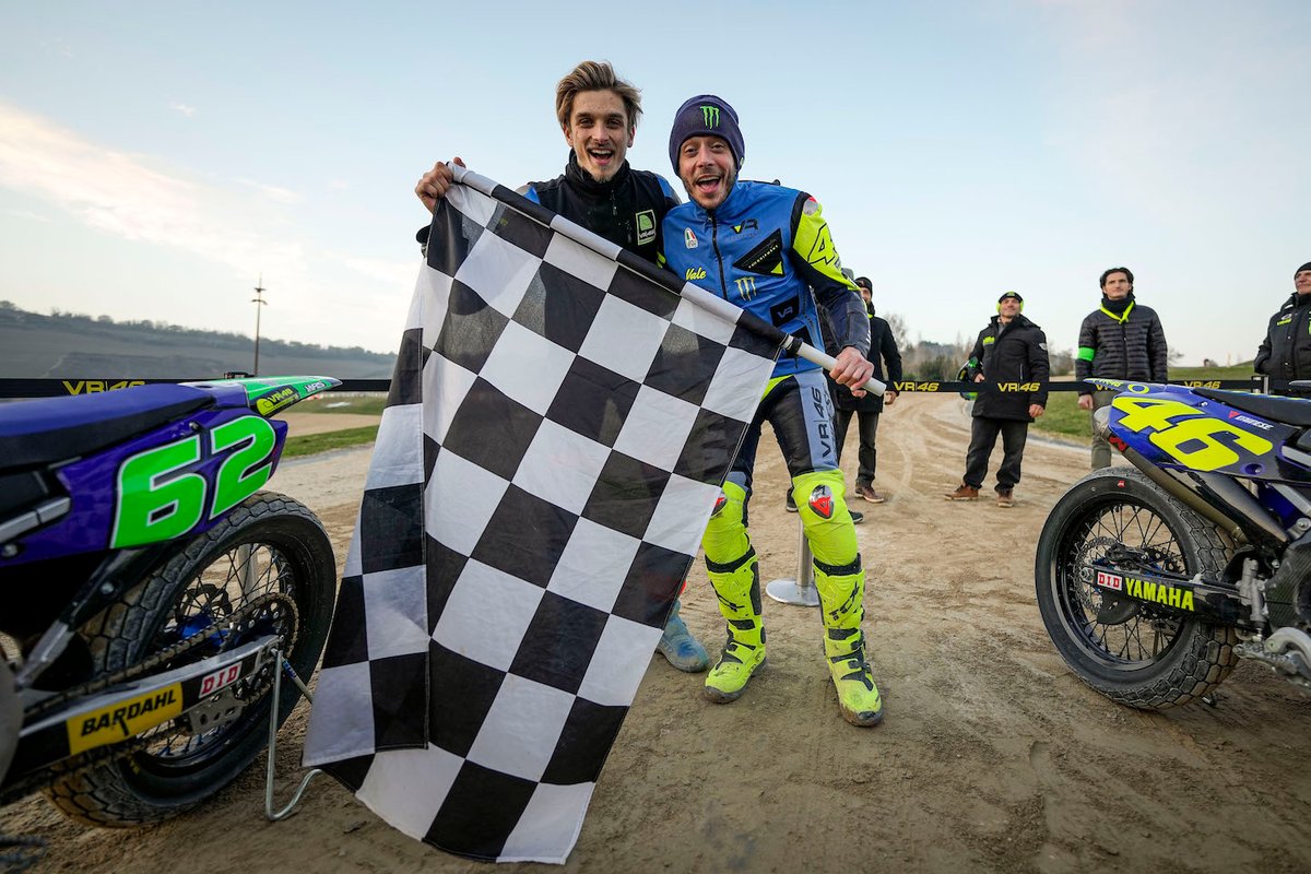 Valentino Rossi e Luca Marini