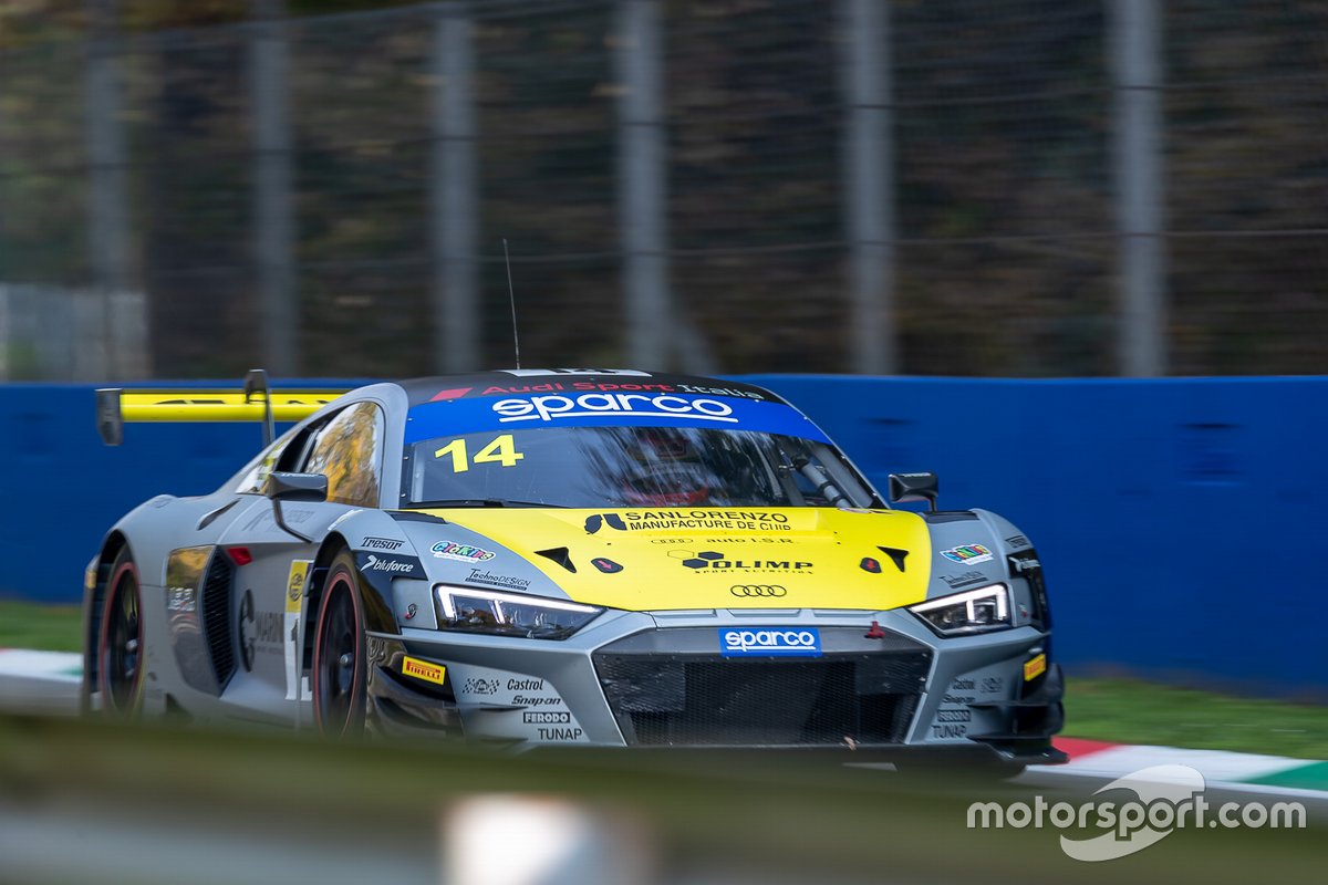 #14 Audi Sport Italia, Audi R8 LMS GT3 Evo: Daniel Mancinelli, Vito Postiglione, Filip Salaquarda