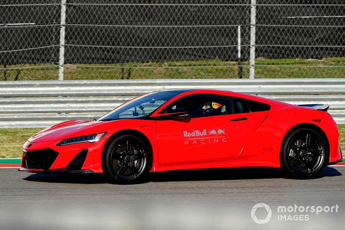 Acción en pista del Honda NSX