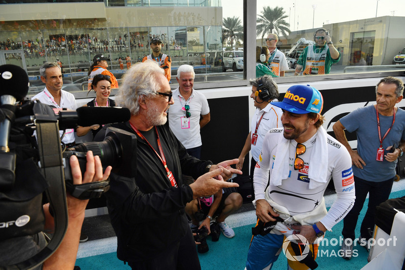 Flavio Briatore y Fernando Alonso, McLaren