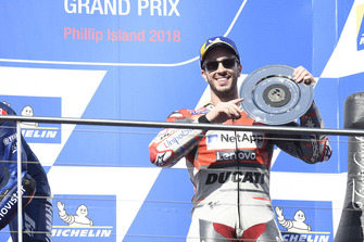 Podium : le troisième, Andrea Dovizioso, Ducati Team