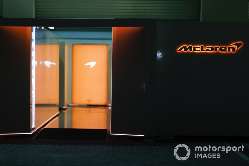 La entrada a la unidad de McLaren