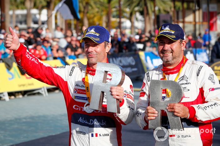 Ganadores Sébastien Loeb, Daniel Elena, Citroën World Rally Team Citroën C3 WRC