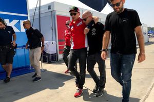 Jorge Lorenzo, Ducati Team, blessé après sa chute