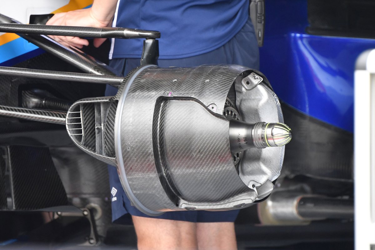 Williams FW43B front brake duct detail