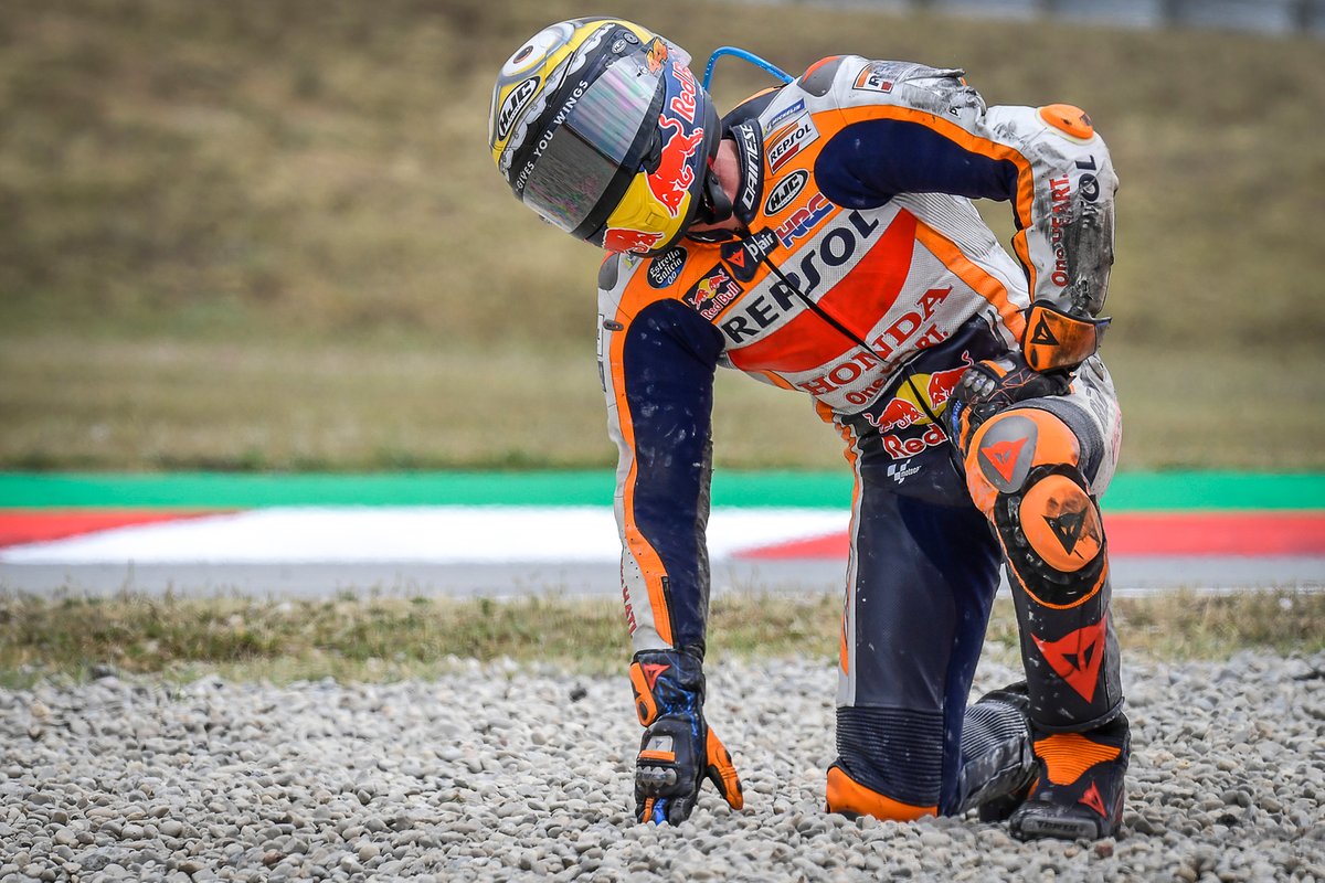 Pol Espargaro, Repsol Honda Team, crash