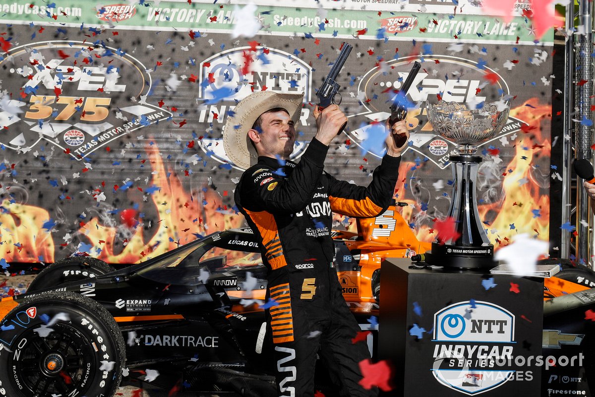 Ganador Patricio O'Ward, Arrow McLaren SP Chevrolet