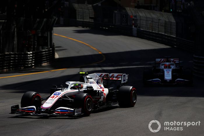 Mick Schumacher, Haas VF-21, Nikita Mazepin, Haas VF-21