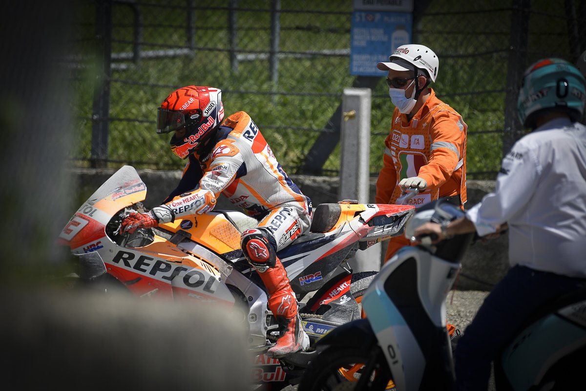 Caída de Marc Márquez, Repsol Honda Team
