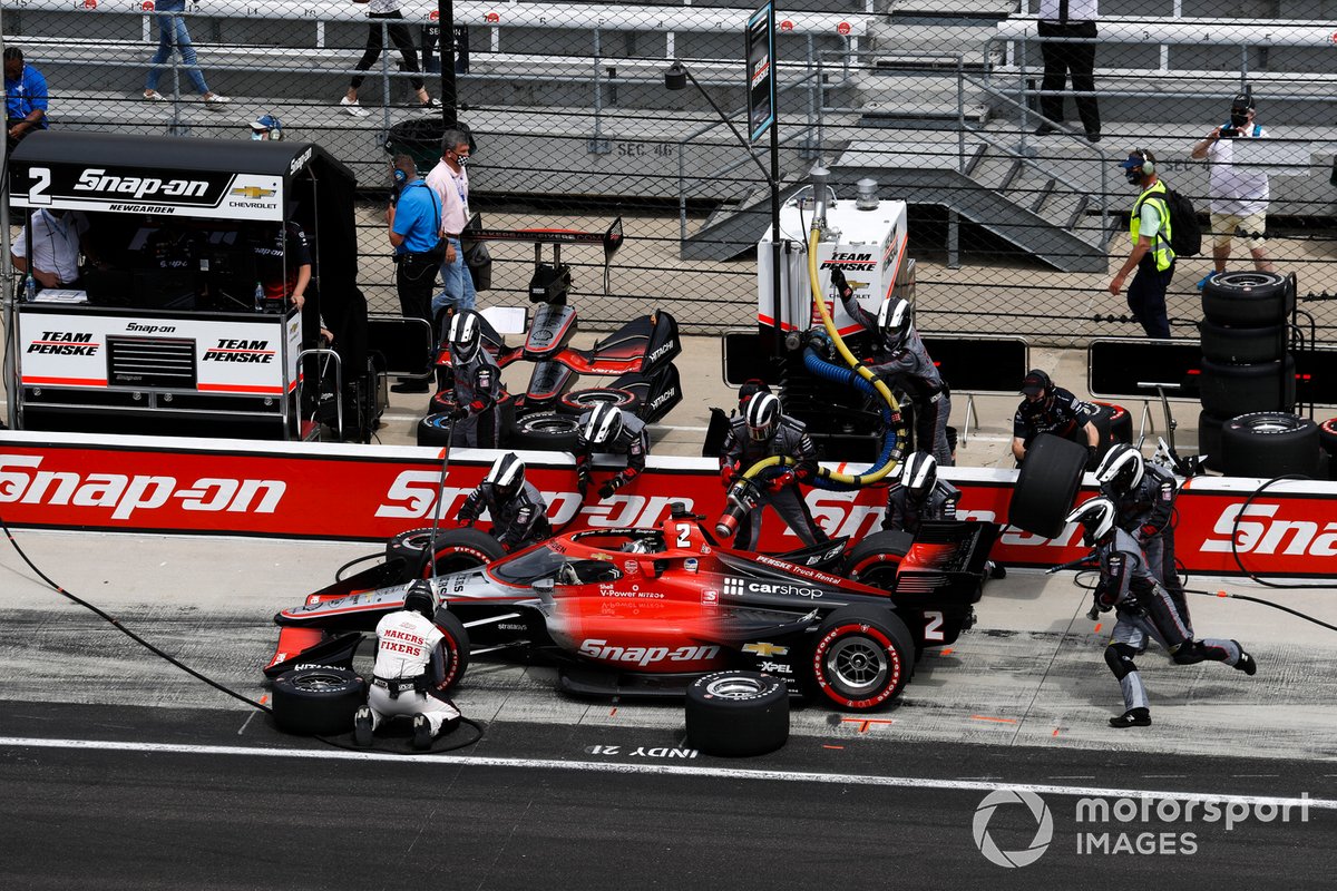 Josef Newgarden, Team Penske Chevrolet, Pit Stop
